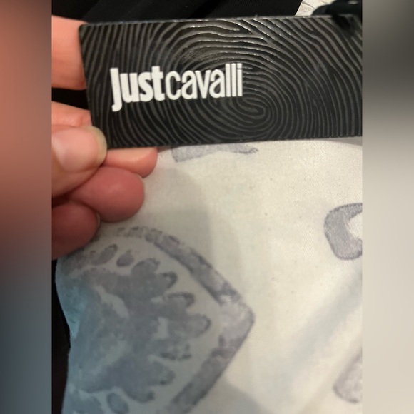 Just Cavalli black Trumphet Dress size M tags still on - Picture 2 of 5